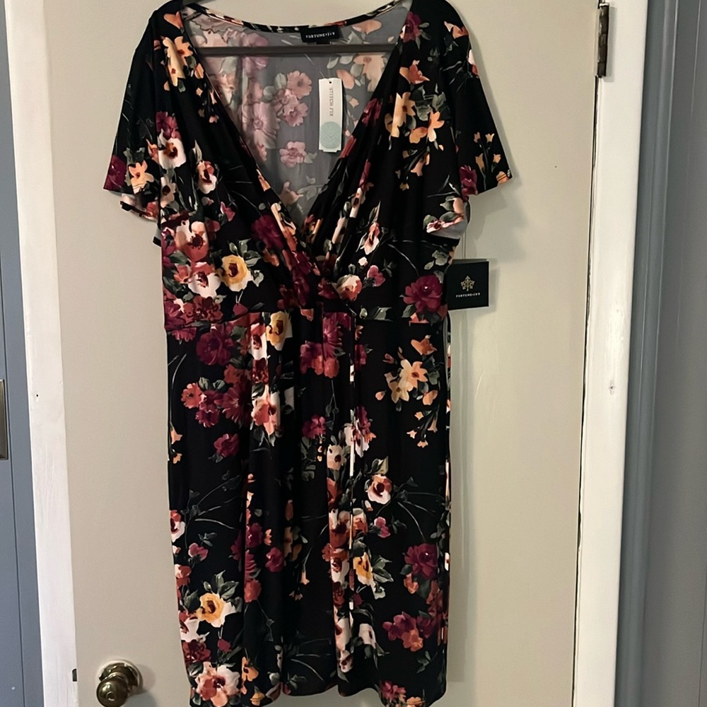Fortune and Ivy floral dress. NWT, size 3x